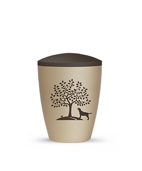 Tierurnen aus Naturstoff